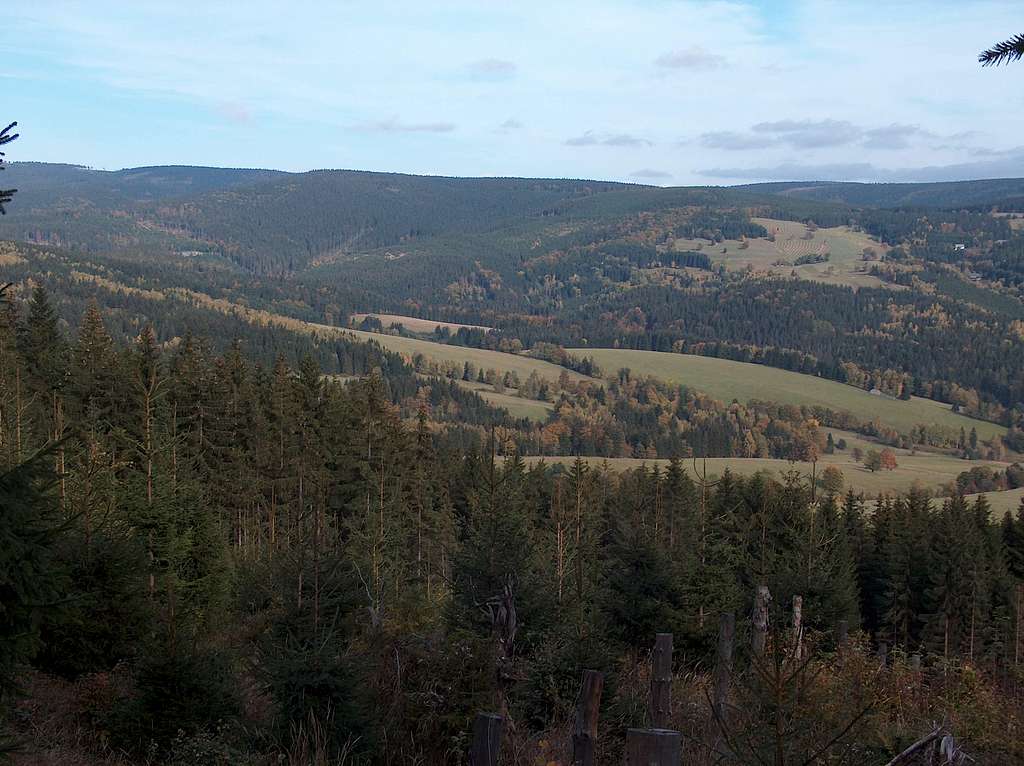 Hruby Jesenik from Rychlebskie hills
