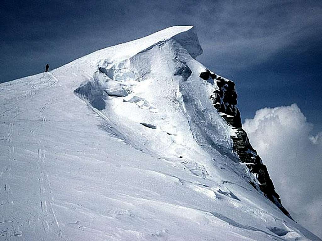 getting the summit of Breithorn