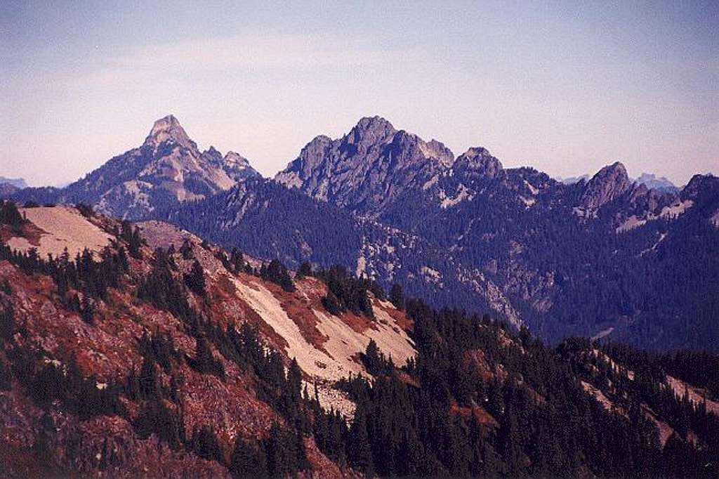 The view north from Tinkham...