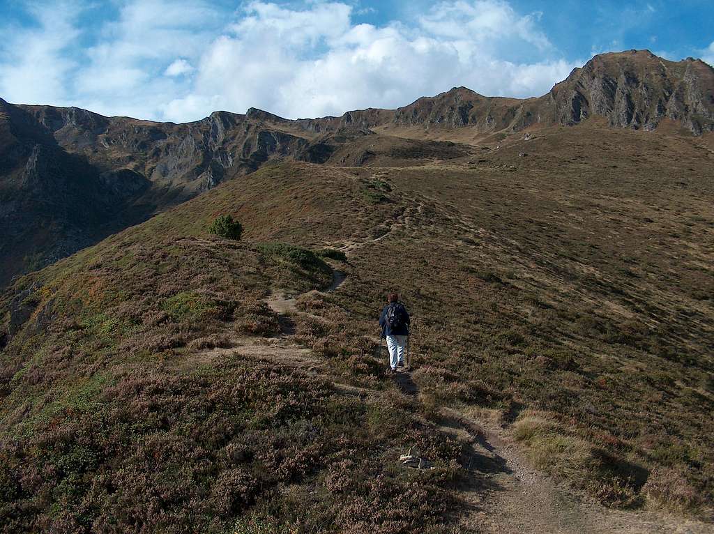 Hiking to Cap de Laubère in autumn