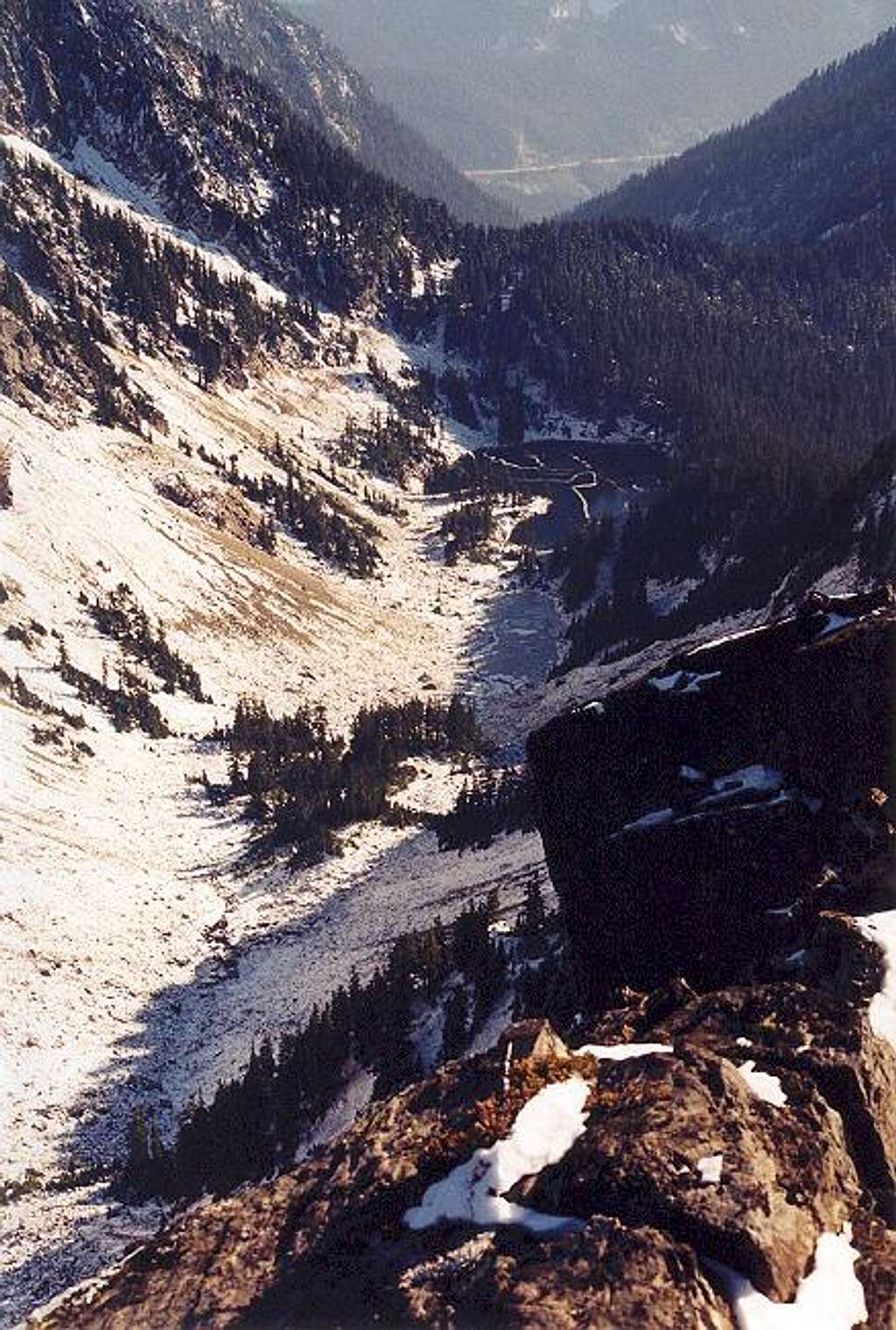 Looking south from the summit...