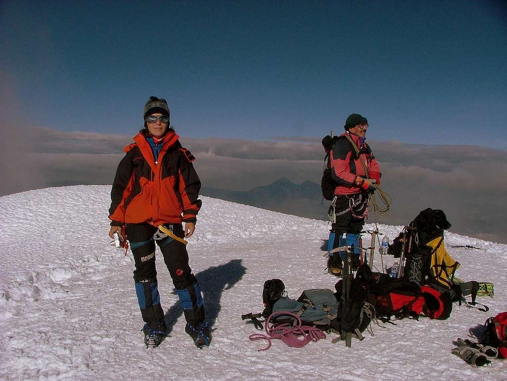 Me on Cotopaxi summit 5897m