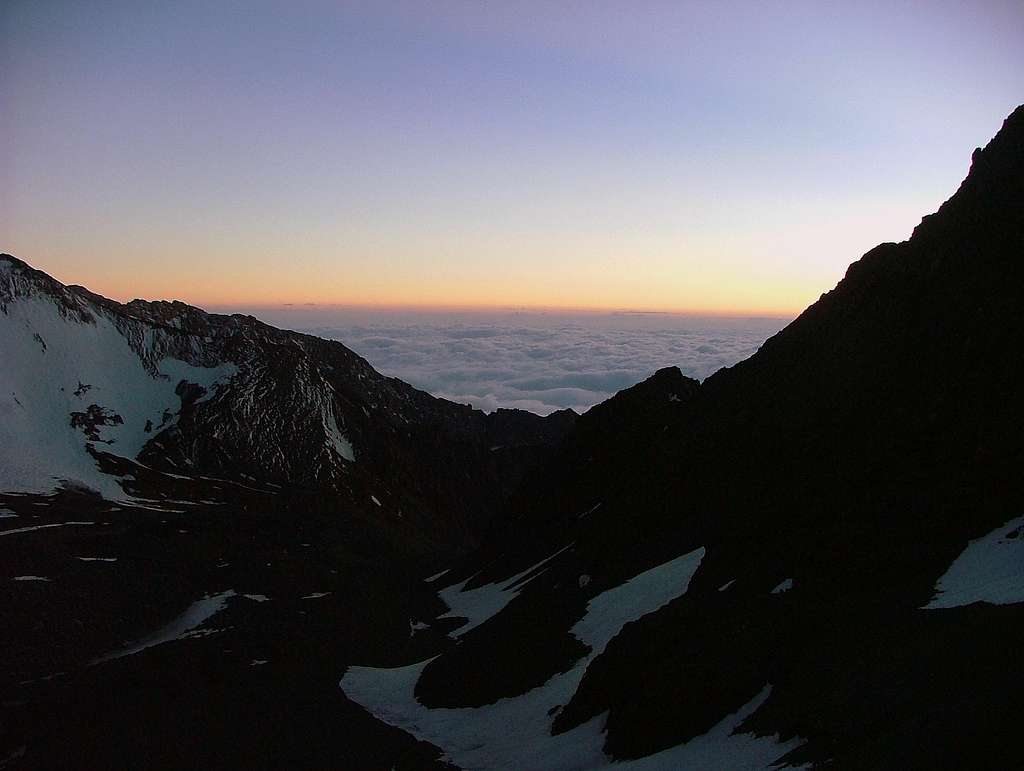 Sunset from Base Camp.