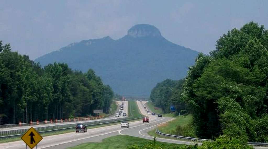 Pilot Mountain from Highway...