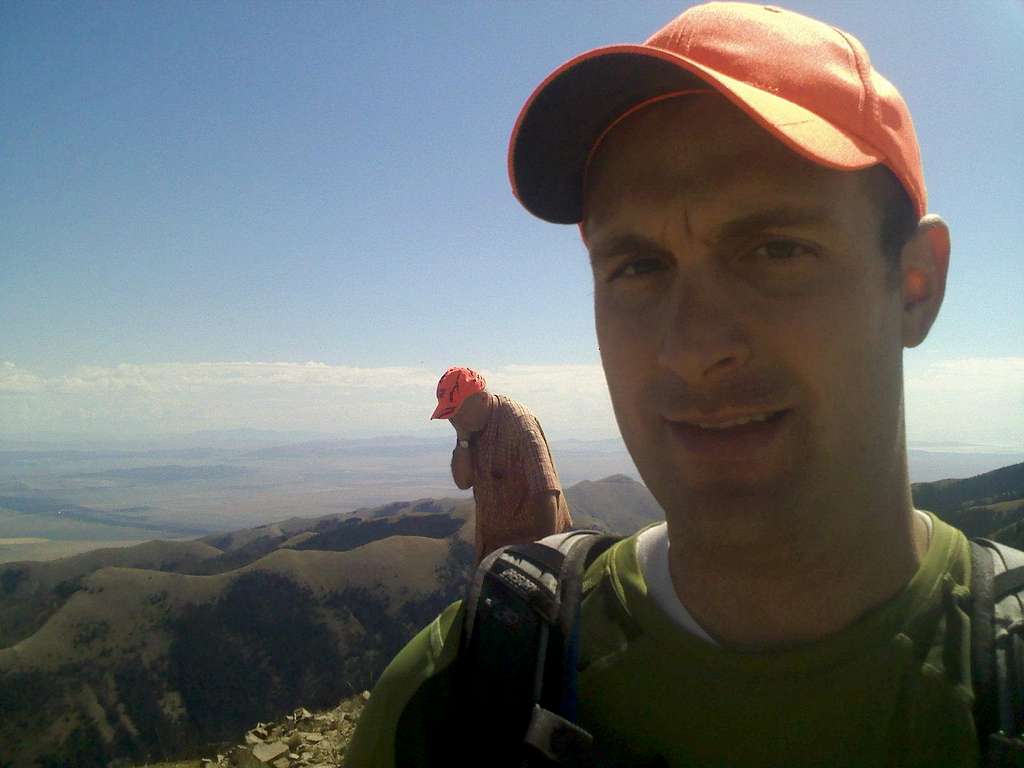 Spattski pic on Black Mountain with Dean Molen in background