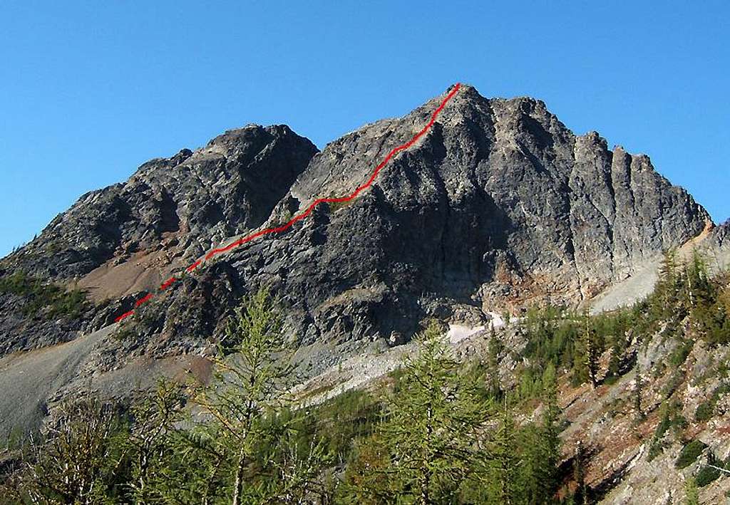 Copper Point East Face Route