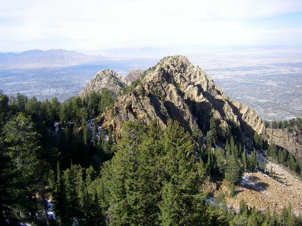 Triangle Peak from Wildcat Ridge