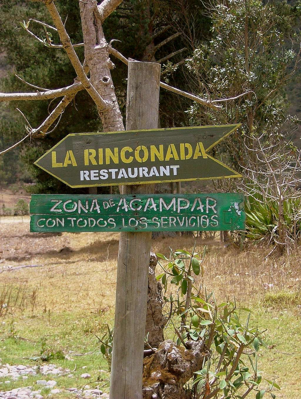 Campground Sign.