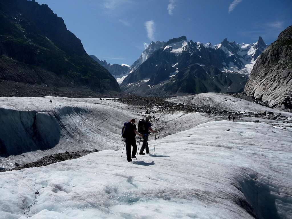 View from Mer de Glace