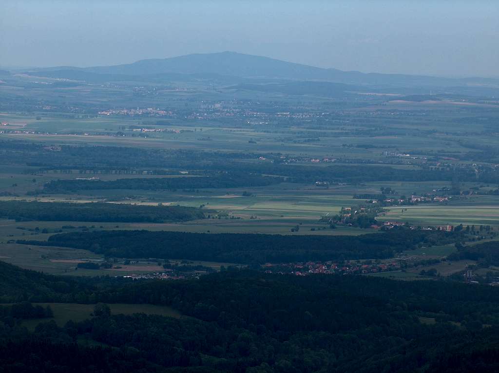 Ślęza from Borůvková Hora
