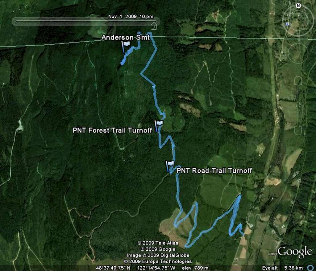 Anderson Mountain - East Route