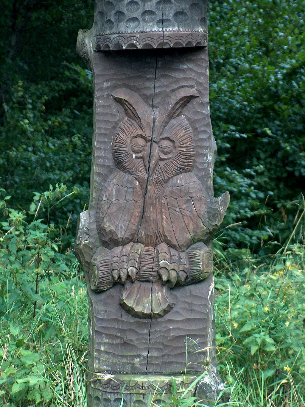 Wielka Sowa's Owl statue
