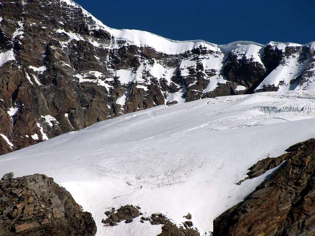 Glaciers of the Rosa Mountain 