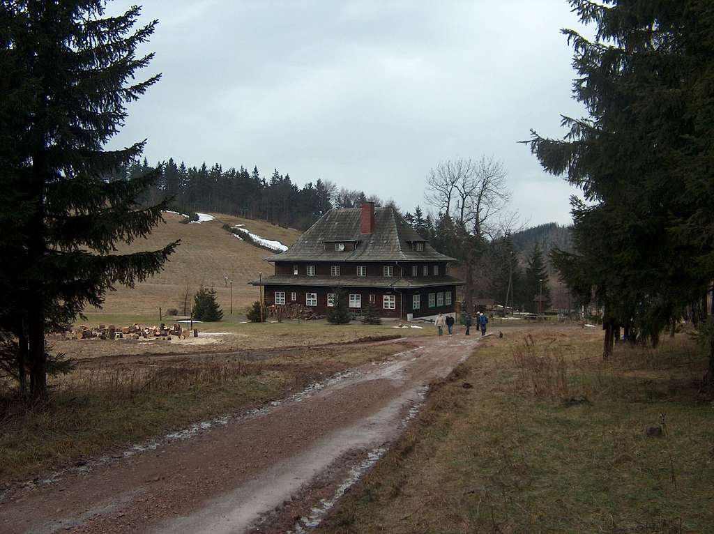 Andrzejówka hut on Waligóra