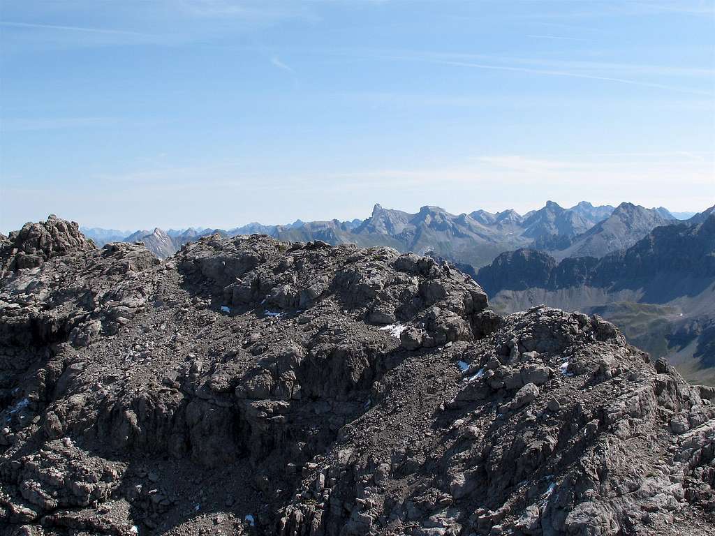 On top of the Rüfispitze