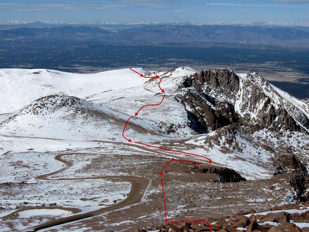 My Route to Pikes Peak