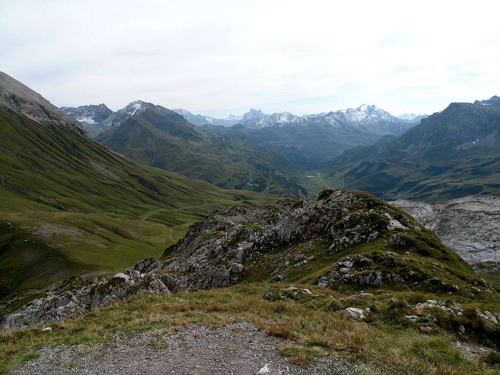 View towards the south from the Rüfikopf