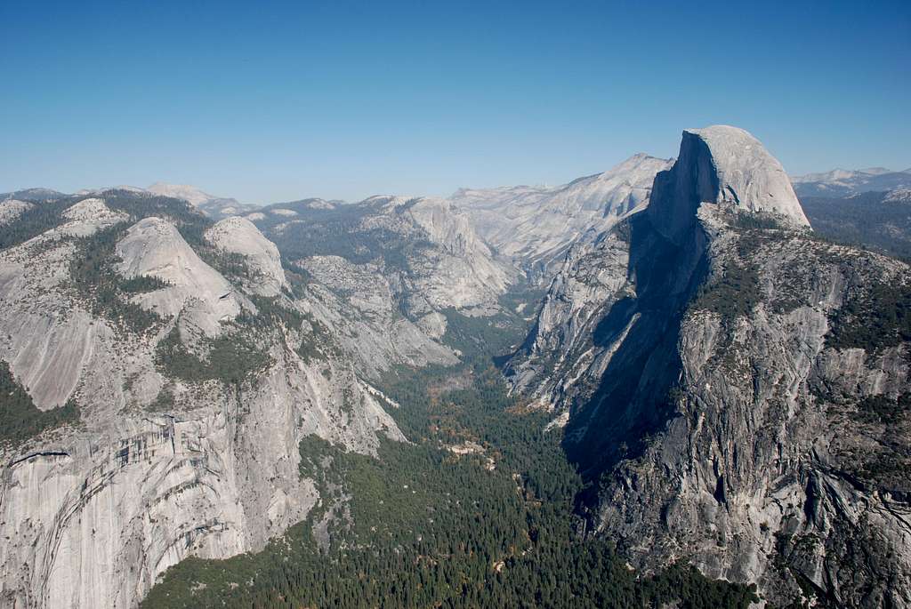 Half Dome from Glacial Point