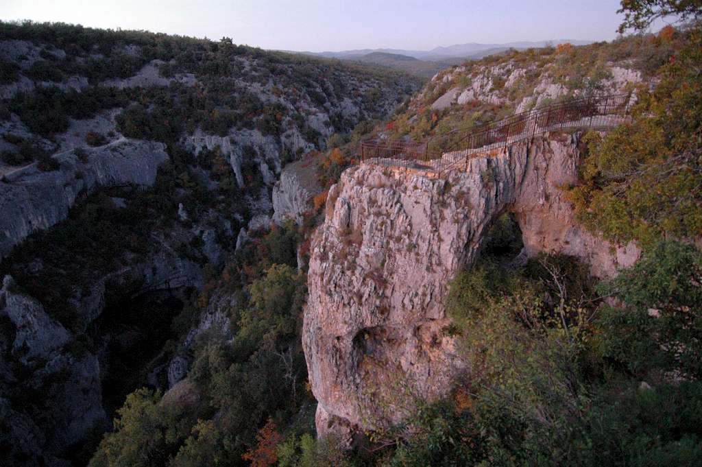 Oppedette canyon