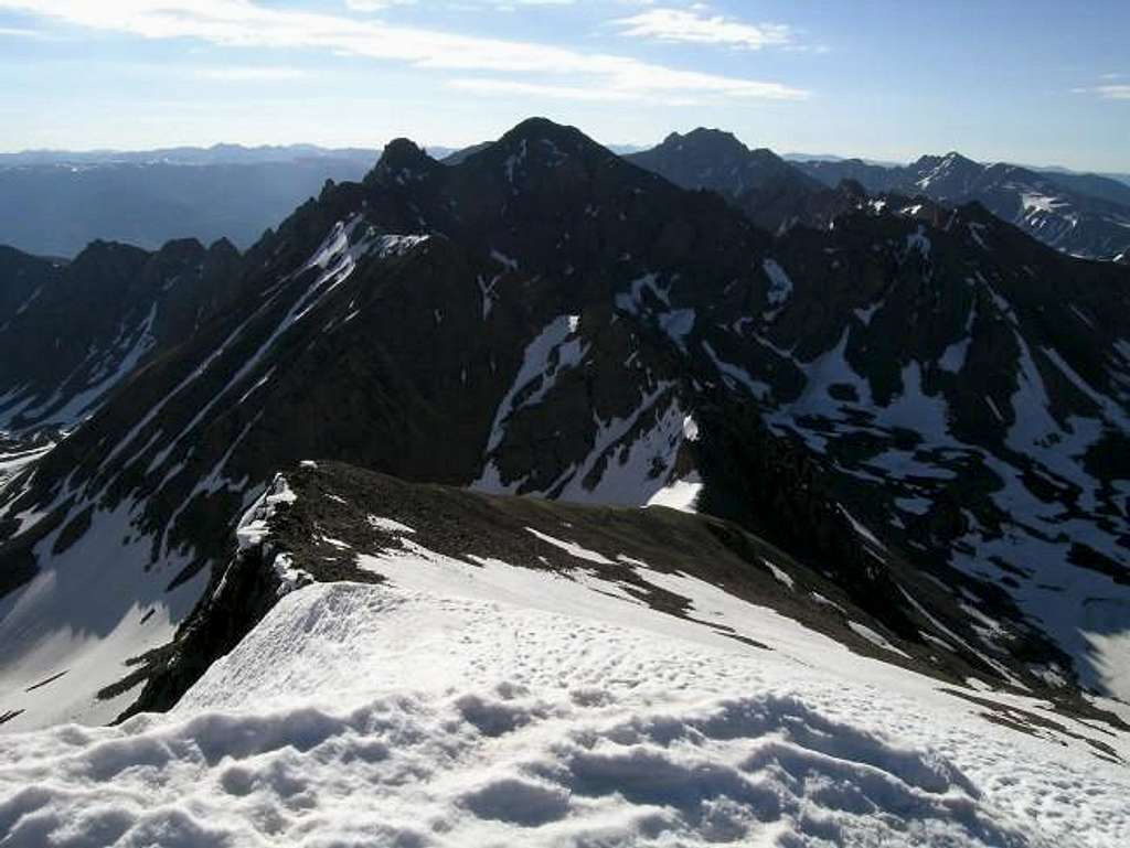 Mount Valhalla (center) from...