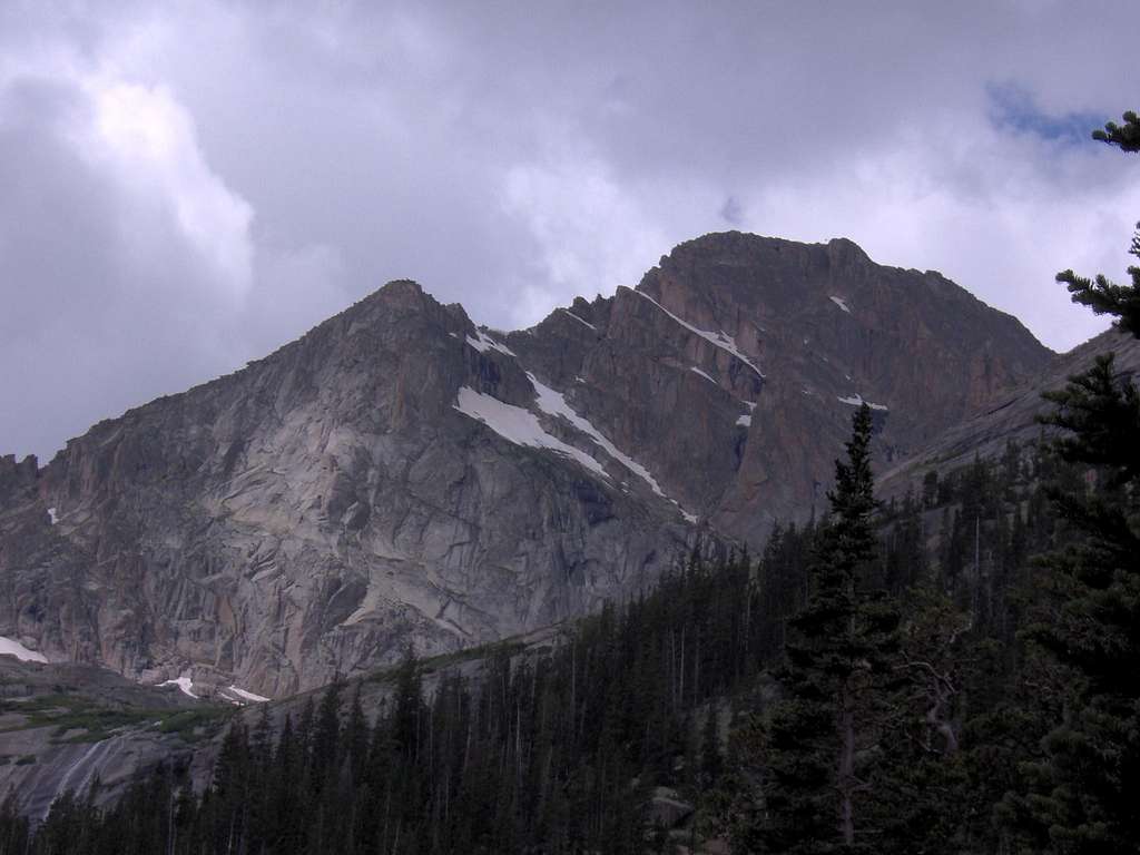 Clouds over McHenrys Peak