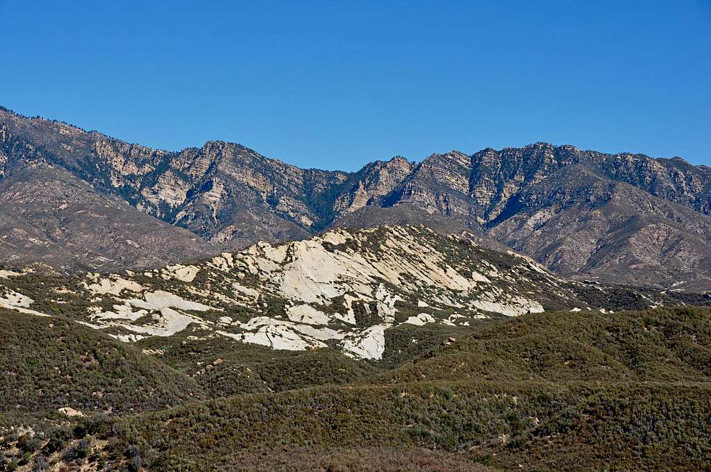 Landscapes of the mountains of Ojai
