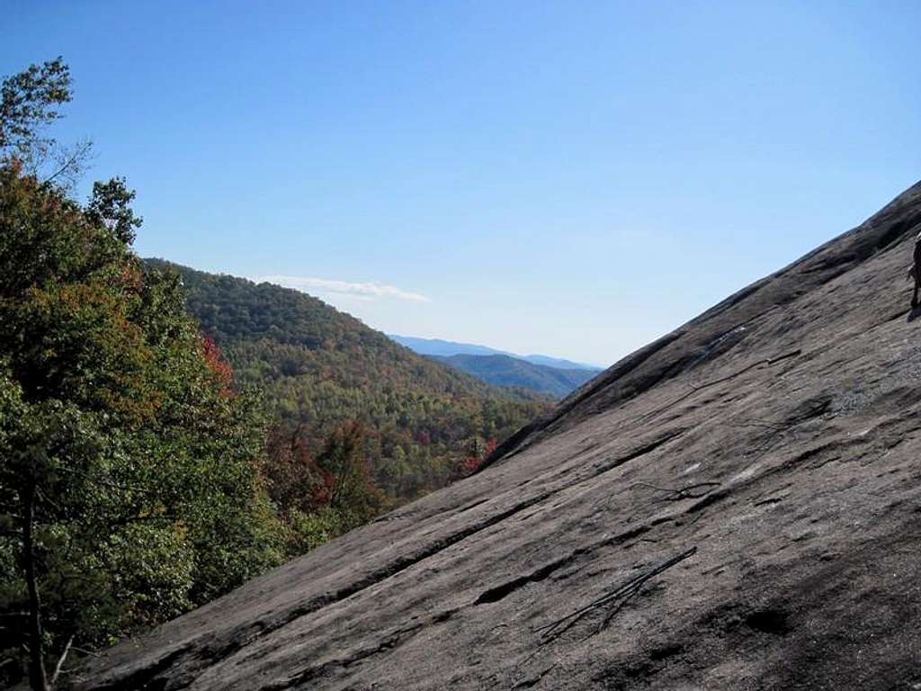 View on a Friction Climb