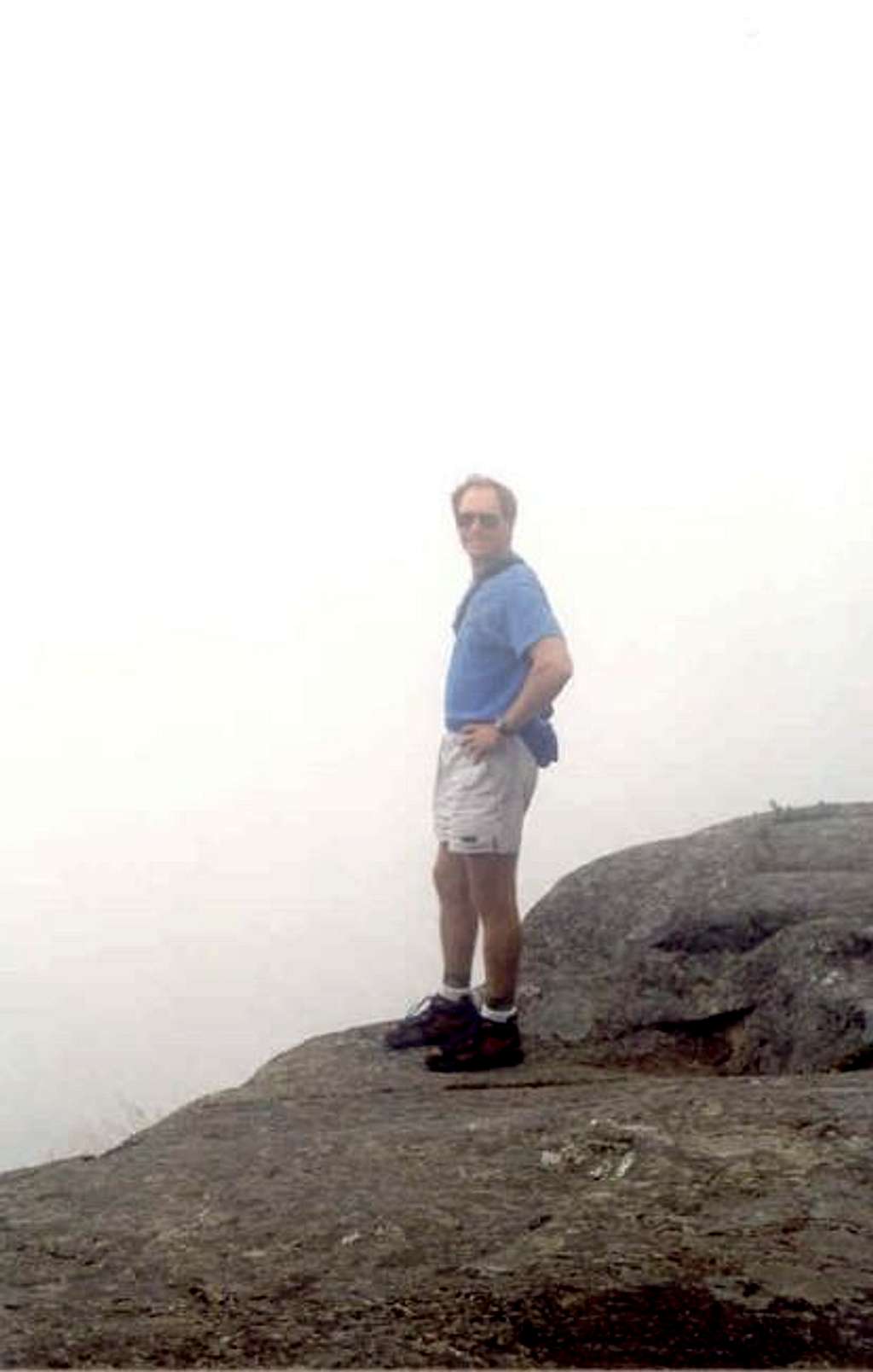 Geologist Chuck on the cliffs...