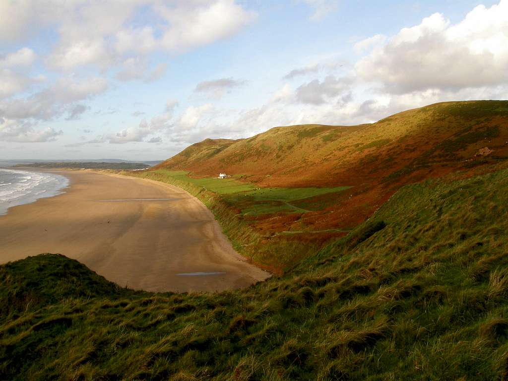 Rhossili Bay and The Beacon