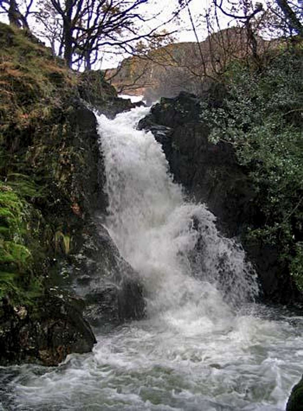 Waterfall Feeding Afon Glaslyn