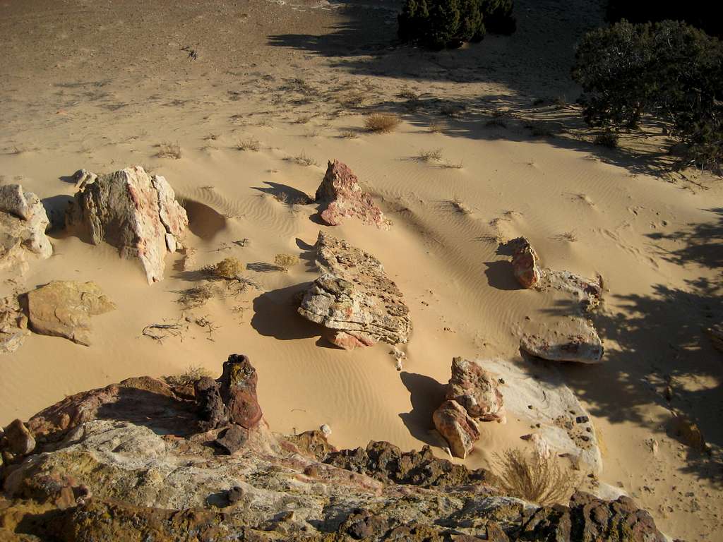 Mini sand dunes