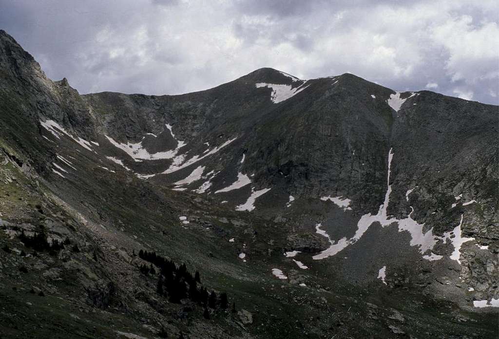 Western side of Tijeras Peak