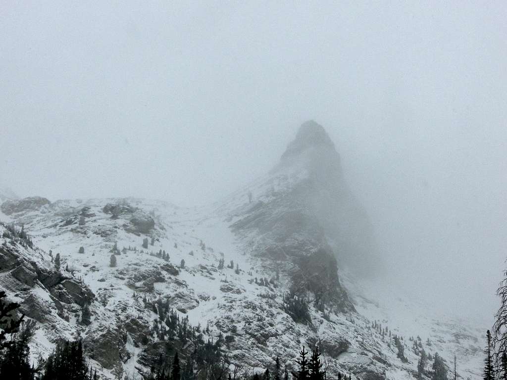 Little Matterhorn in the Clouds