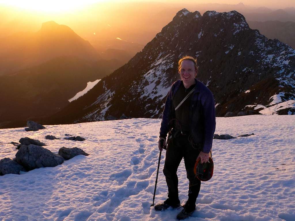 Michael on the summit