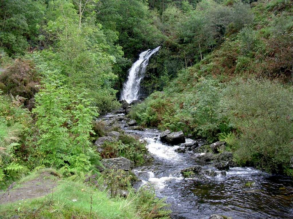 Grey Mares Tail waterfall - Galloway Forest