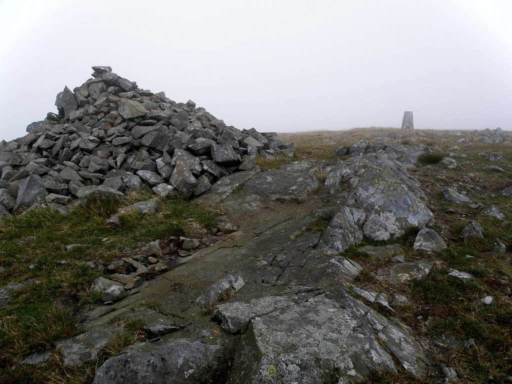 Meikle Millyea and its summit cairn