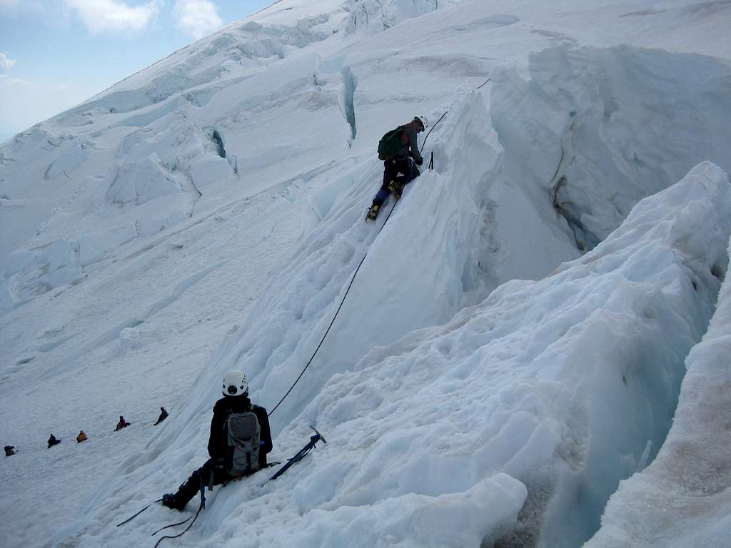 Me Belaying my friend over the 