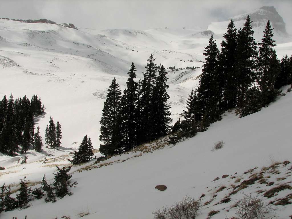 Uncompahgre from the Nellie Creek Approach