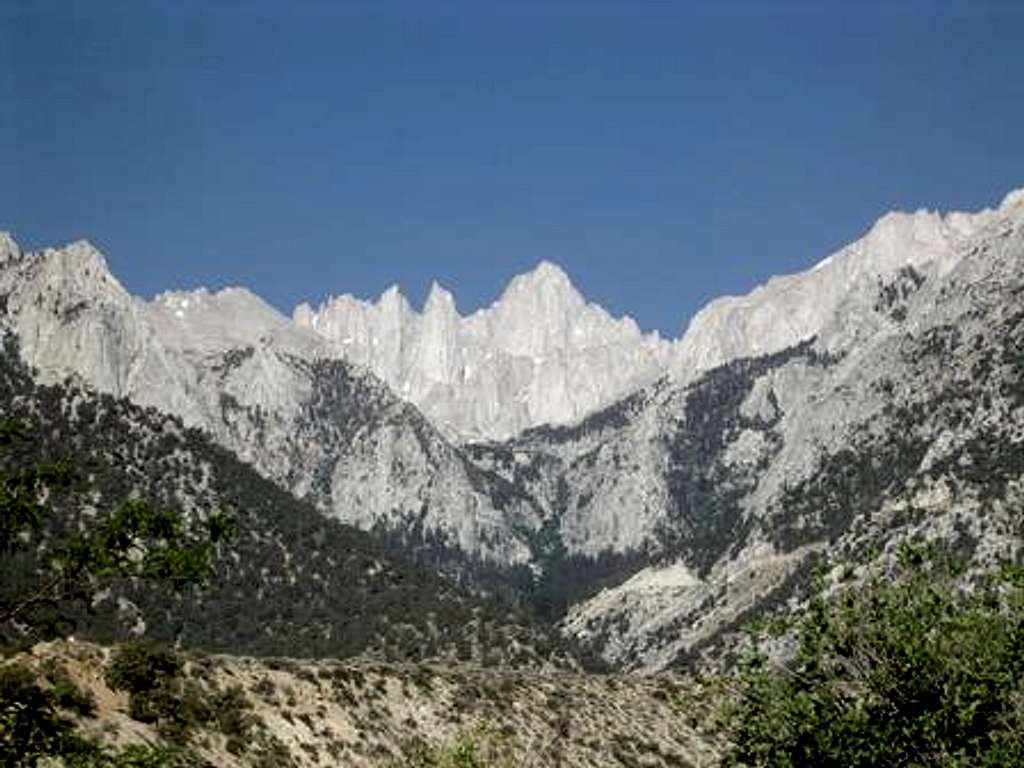 Mount Whitney from Lone Pine.