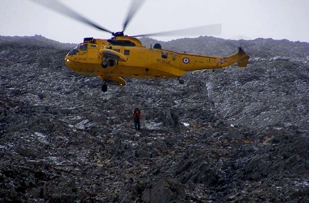 Mountain Rescue on Snowdon