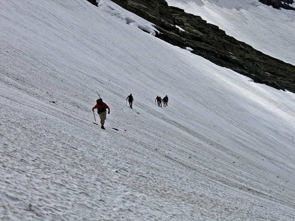 Crossing Swiftcurrent Glacier, #2