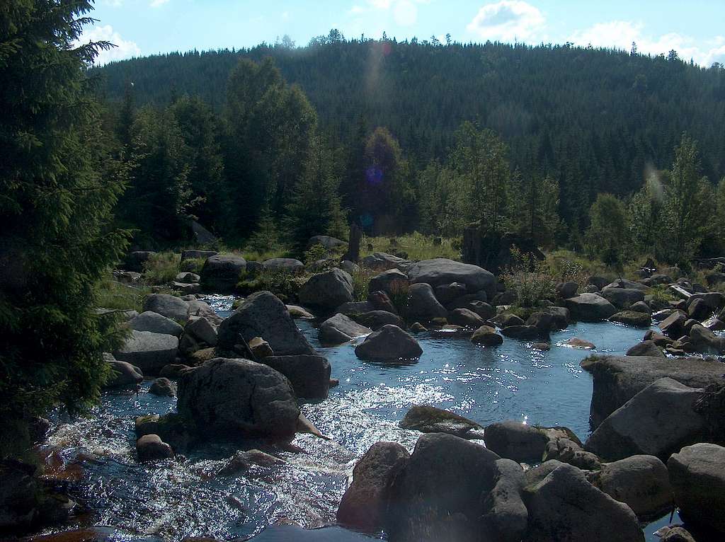 The Izera river under Bukovec