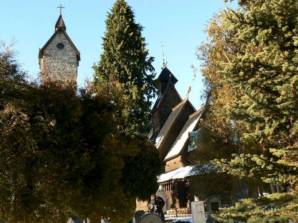 The Wang norvegian church in Karpacz