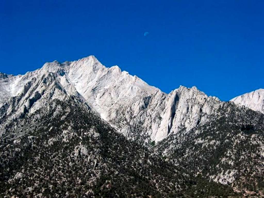 Lone Pine Peak from Whitney...