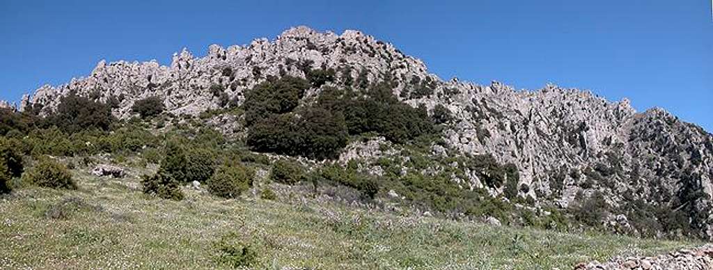 Monte Corrasi (1463m) western...