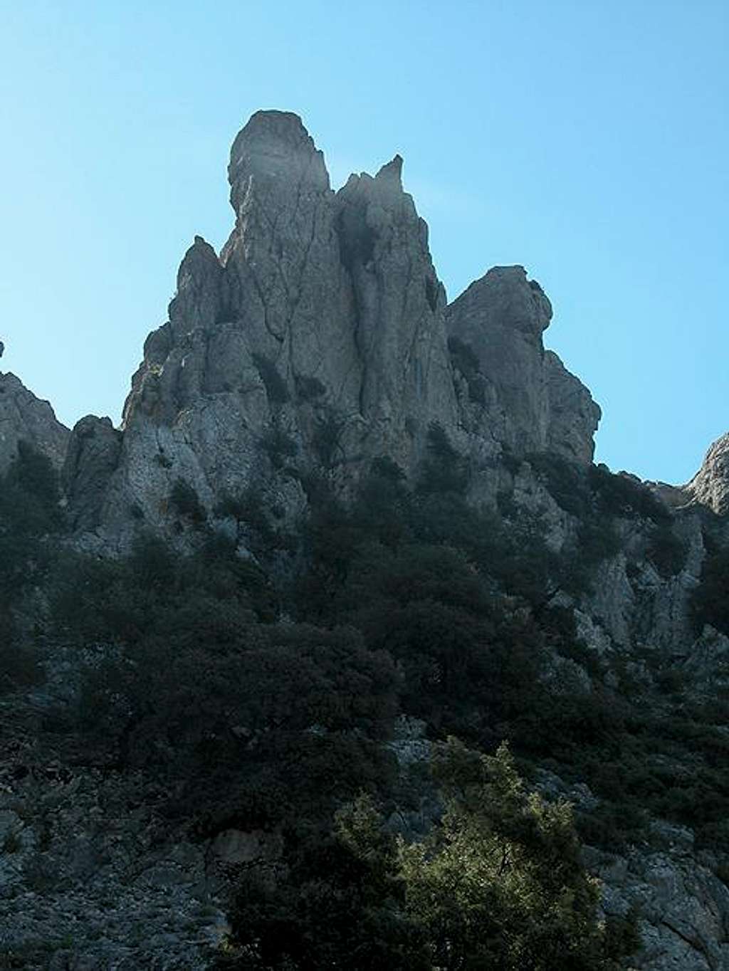 Towers in the Monte Corrasi...