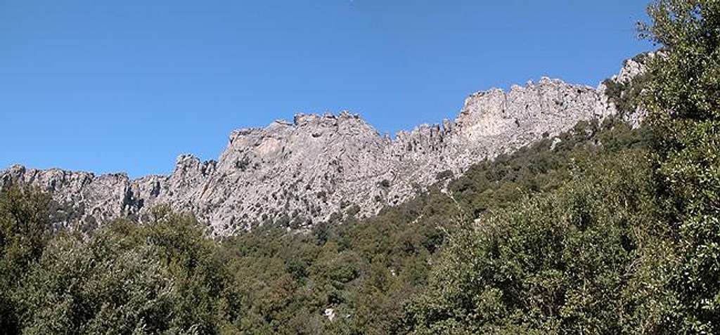 Monte Corrasi west face seen...