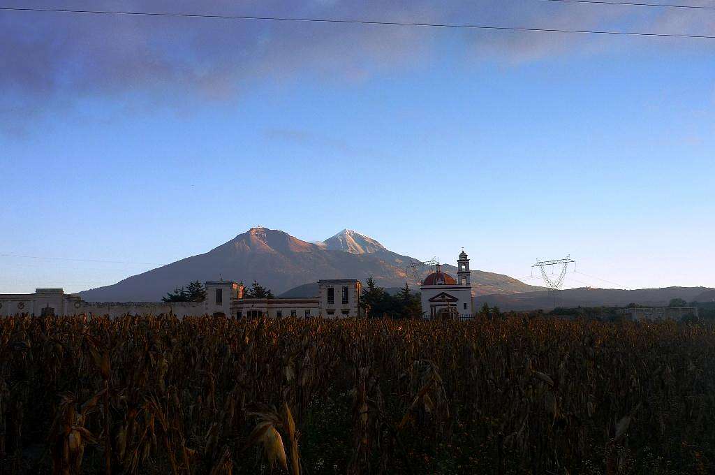 Sierra Negra and Pico de Orizaba from Atzizintla