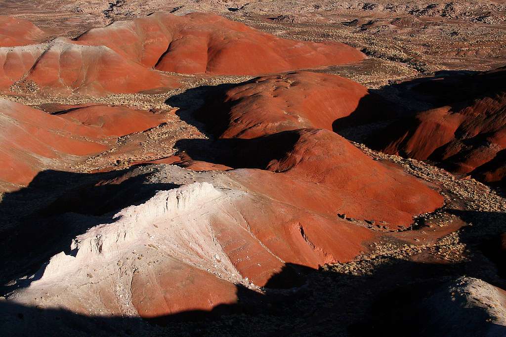Ridges and Hills in the Painted Desert