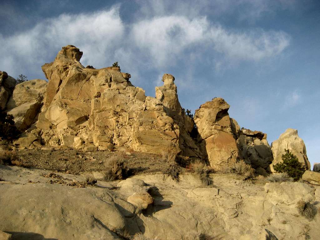 Sandstone formations